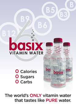 basix vitamin water poster