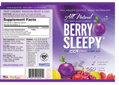 Berry Sleepy Pouch