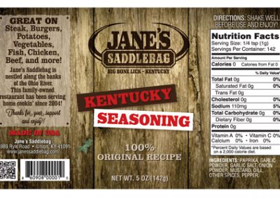 Jane's Saddlebag Kentucky Seasoning