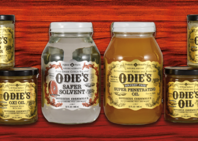 Odie's Jar Label Design and Seal Design