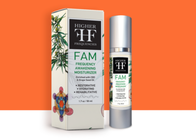 Higher Frequencies Package and Label Design