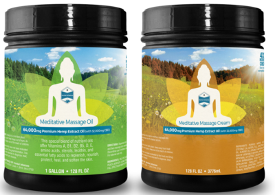 Herbal Infusion Gallon Label Design