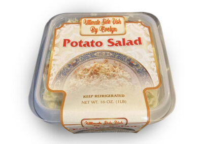 Ultimate Side Dish By Evelyn Potato Salad Label