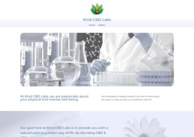 Kind CBD Labs web site