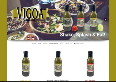 Vigoa Cuisine Web Site