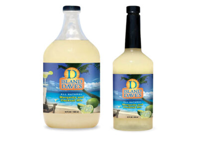 Island Daves Margarita Mix Mockup